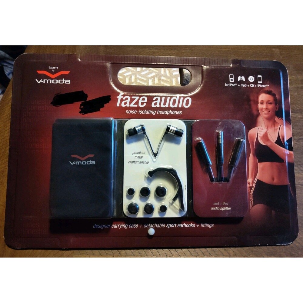 New Faze Audio noise isolating in ear headphones by v-moda